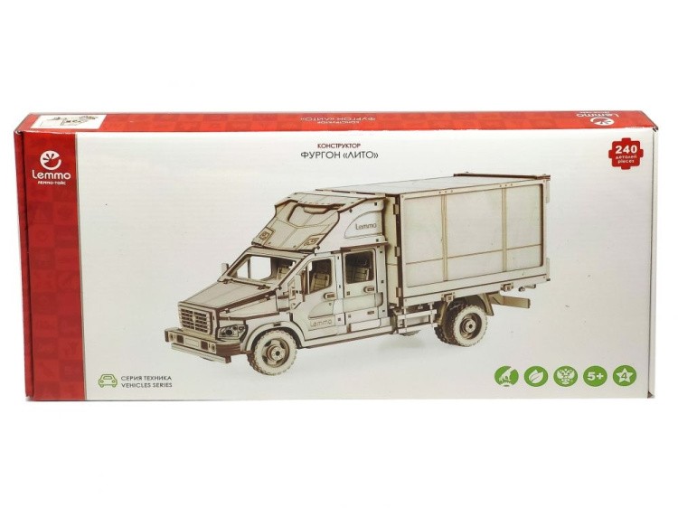 Конструктор из дерева «Фургон Лито», Lemmo — картинка 6