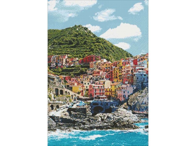 Алмазная вышивка «Курортный город» — картинка 2