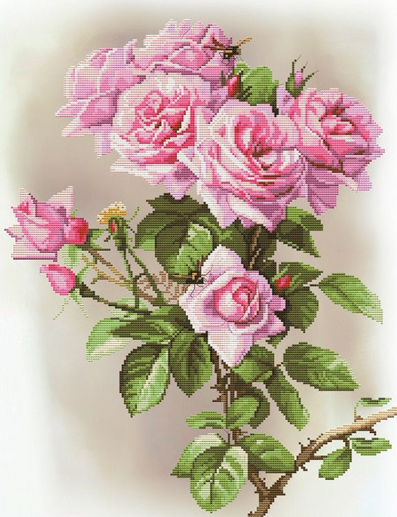 Набор для вышивания «Розовая соната»