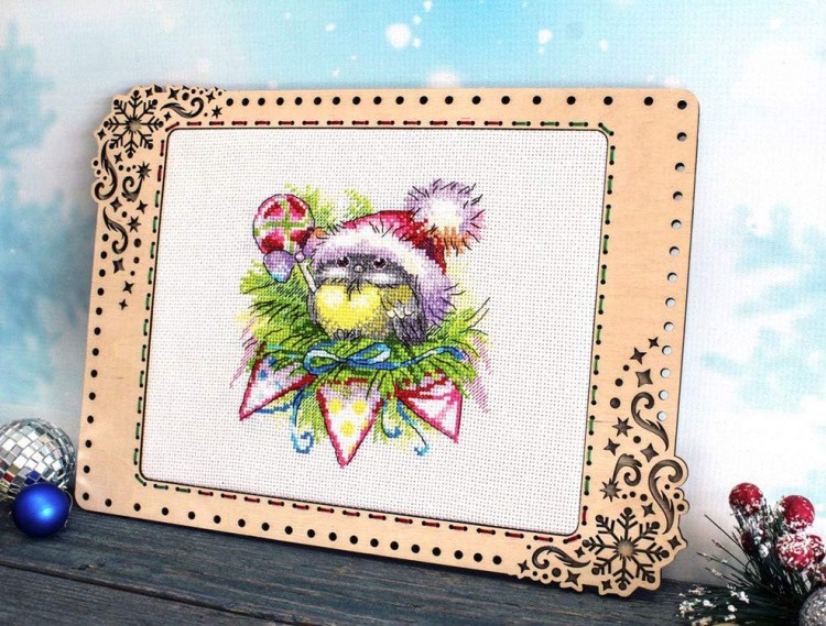 Набор для вышивания «Зимняя синичка» — картинка 2