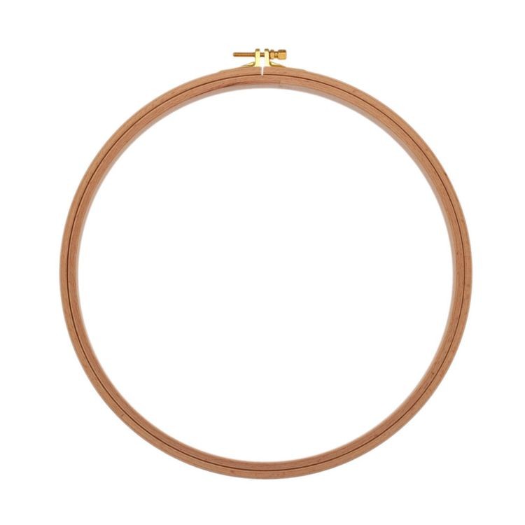 Пяльцы деревянные с винтом, диаметр 25 см, h=24 — картинка 2