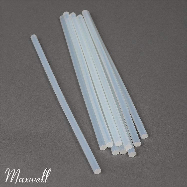 Клей для клеевого пистолета прозрачный Maxwell Glue d 7,2 мм, L 210 мм, 1 кг — картинка 2