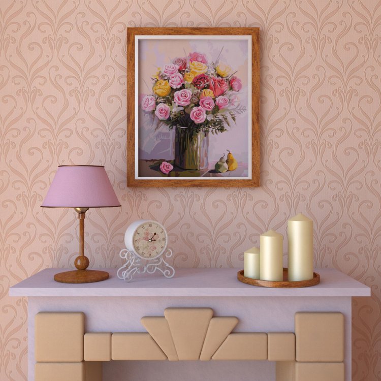 Картина по номерам по дереву «Идеальный букет» — картинка 2