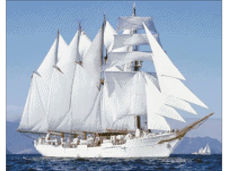 Алмазная вышивка «Яхта» — картинка 2