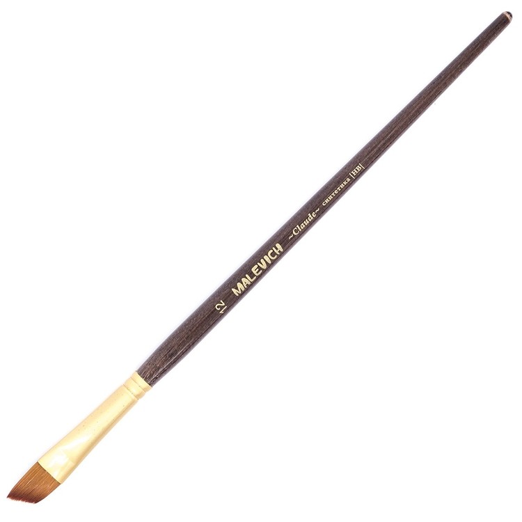 Кисть из синтетики Claude, скошенная № 12 — картинка 2