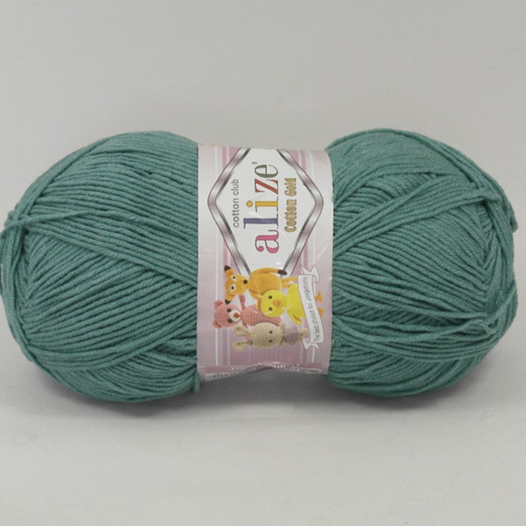 Пряжа ALIZE Cotton Gold (156), лагуна, 5 шт. по 100 г — картинка 2