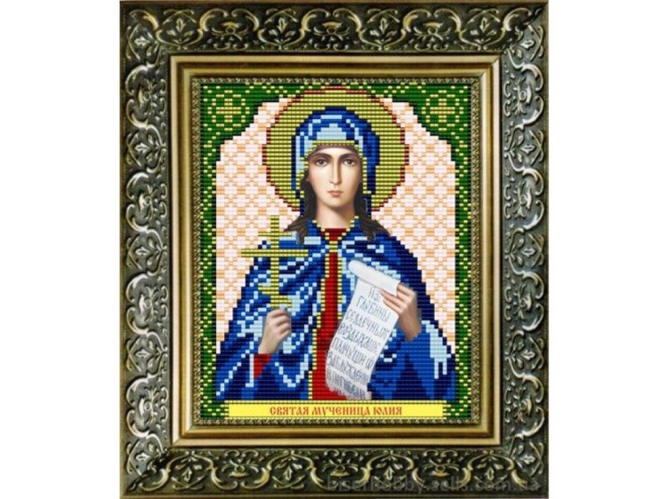 Рисунок на ткани «Св.Мученица Юлия»