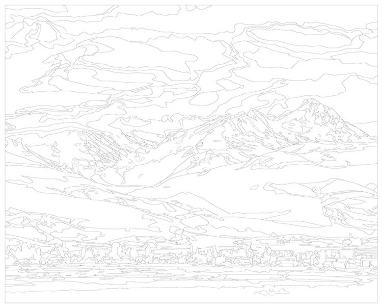 Картина по номерам «Армения: горный массив Арагац» — картинка 3