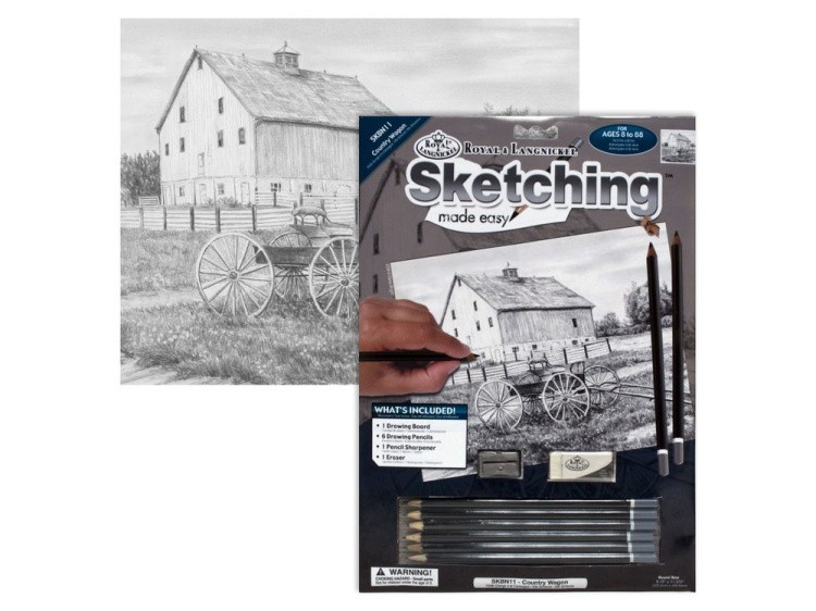 Набор для скетчинга «За городом» — картинка 2