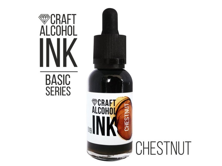 Алкогольные чернила каштан (Chestnut) 30 мл, Craft Alcohol INK