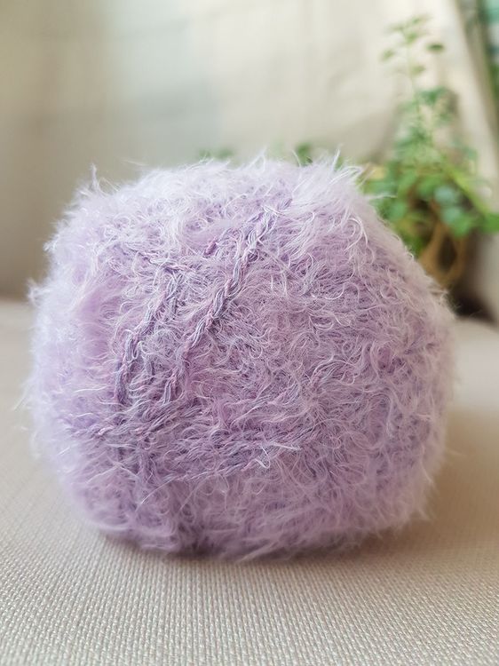 Пряжа Камтекс Хлопок травка (180), светло-сиреневый, 5 шт. по 100 г — картинка 3