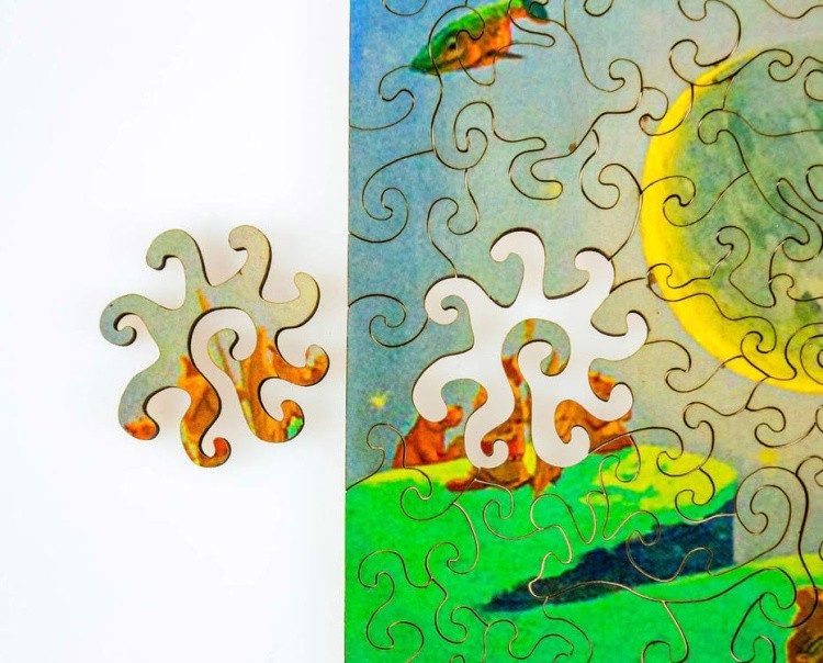 Деревянные пазлы DAVICI «Небесный почтальон» — картинка 11