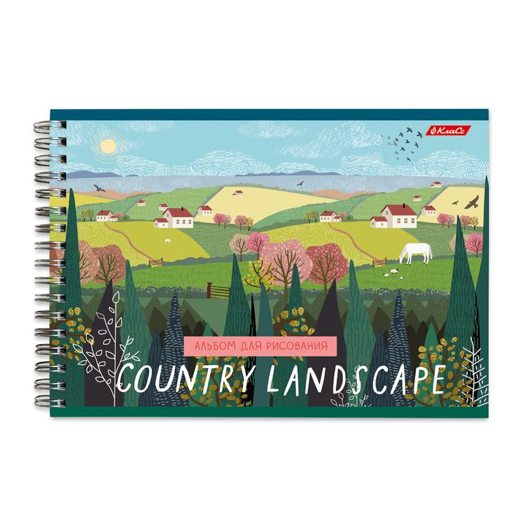 Альбом для рисования «Дивный мир», матовая ламинация, 100 г/м2, A4, на гребне, 4 альбома по 48 л., SVETOCH — картинка 3