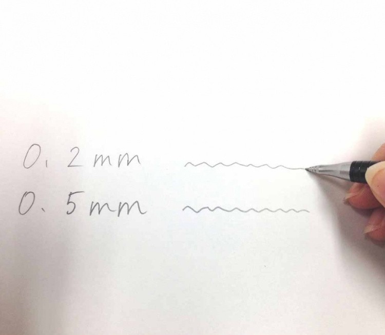 Карандаш Pentel автоматический профессиональный ORENZ 0.2 мм PP502-A черный корпус — картинка 9