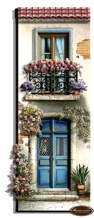 Набор папертоль «Балкон. Франция» 18x48 см  — картинка 2