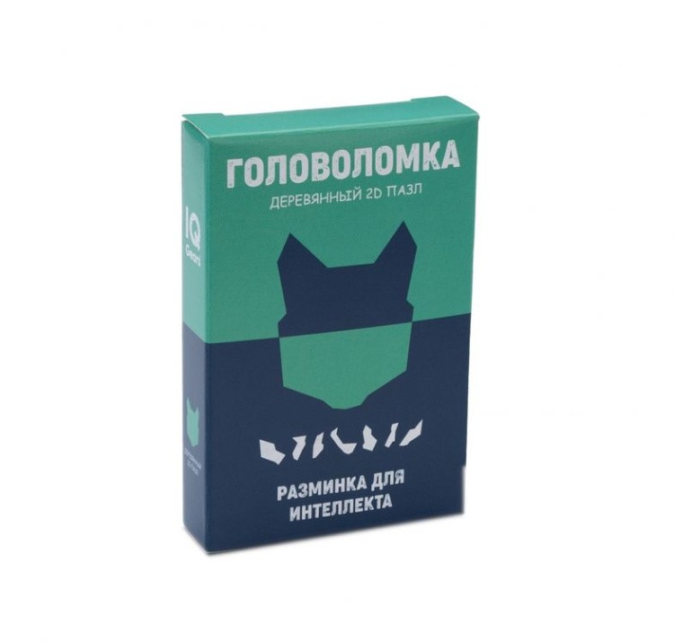 Головоломка деревянная Волк, 7 элементов — картинка 2