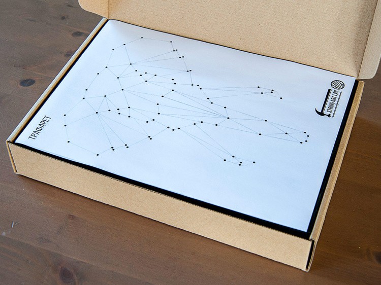 Набор для творчества STRING ART «Слон минимализм» — картинка 3