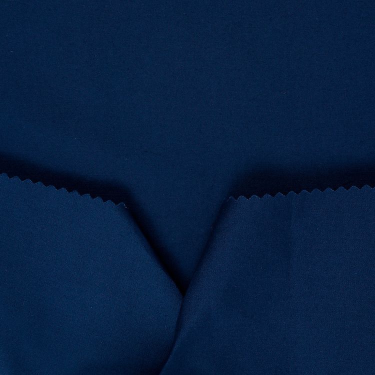 Ткань Поплин стрейч, 5 м x 150 см, 125 г/м², цвет: темно-синий, TBY — картинка 3