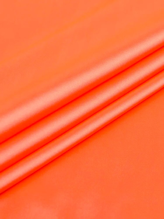 Отрез ткани для шитья Атлас (оранжевый) 1,5x1,0 м, ДомОК — картинка 2