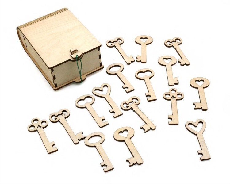 Развивающее пособие из дерева «Ключики» — картинка 3