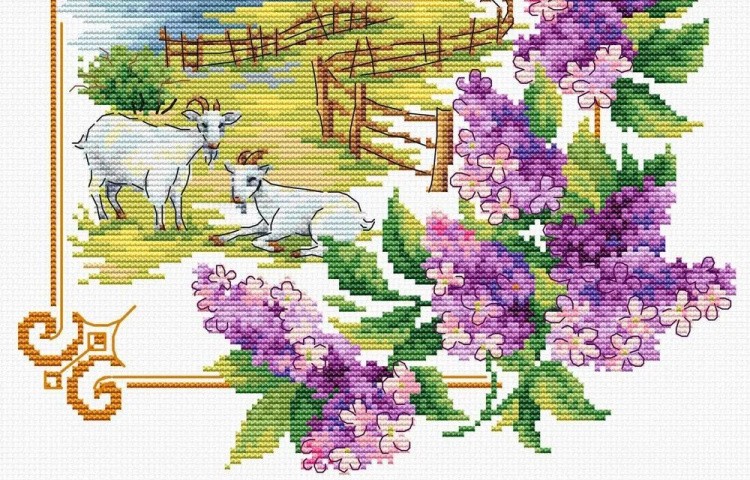 Набор для вышивания «Родные просторы. Сирень» — картинка 3