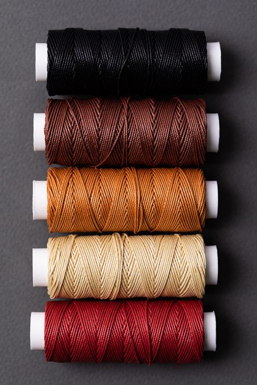 Нитки для кожи вощёные (кручёные), 25 м, цвет: темно-коричневый, Промысел — картинка 2