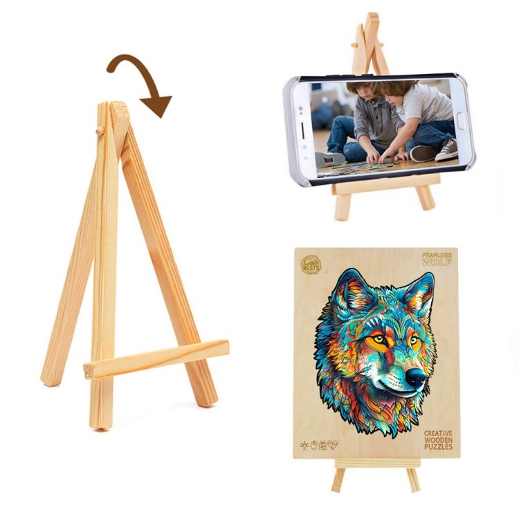 Деревянные пазлы «Бесстрашный Волк S», Woodbests — картинка 6