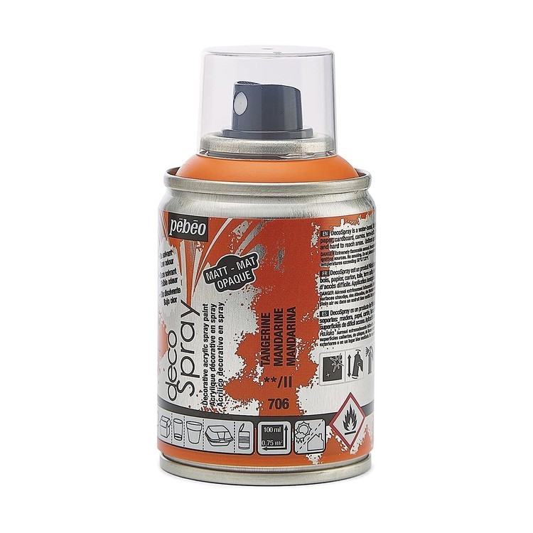 Краска на водной основе decoSpray, 093706 Мандариновый — картинка 3