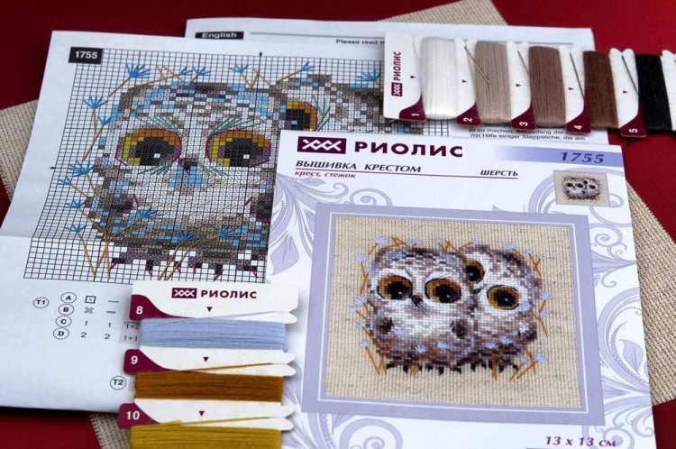 Набор для вышивания «Маленькие совята» — картинка 5