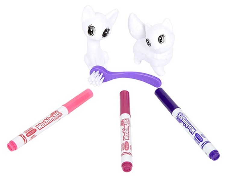 Фигурки для раскрашивания Washimals «Котята» (2 фигурки) — картинка 2