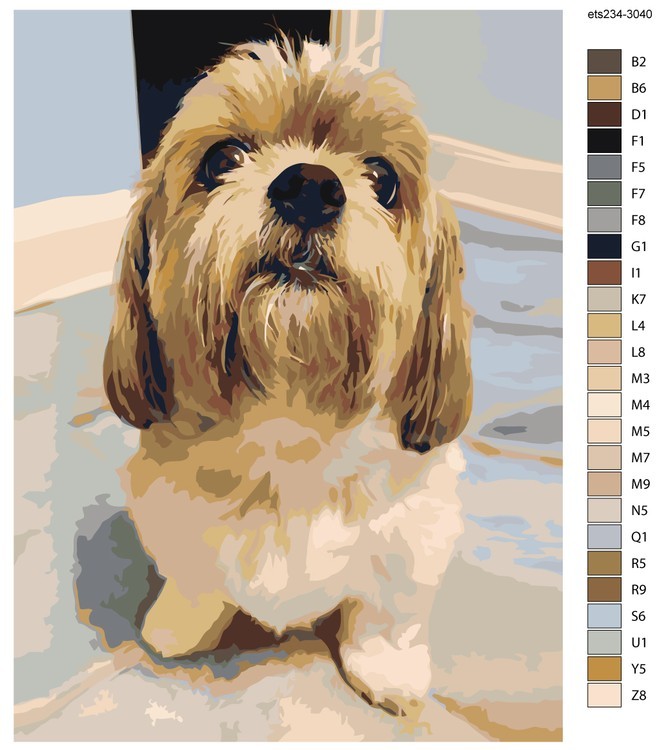 Картина по номерам «Верный друг» — картинка 2