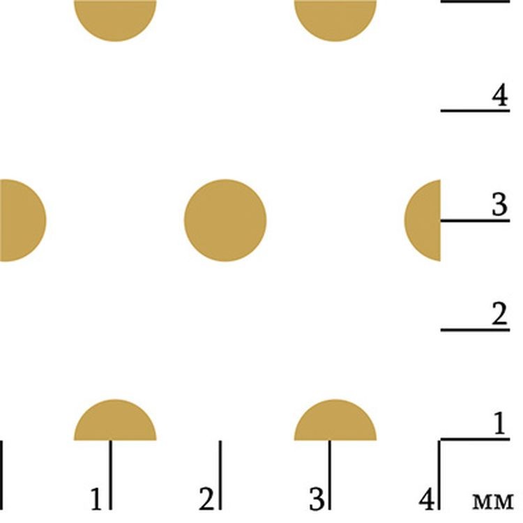Ткань для пэчворка «БАБУШКИН СУНДУЧОК», 50x55 см, 140 г/м2, 100% хлопок, цвет: БС-06 мелкий горох, бледно-зеленый, Peppy — картинка 2
