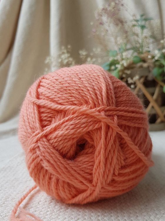 Пряжа Камтекс Аргентинская шерсть (037), персиковый, 5 шт. по 100 г — картинка 3