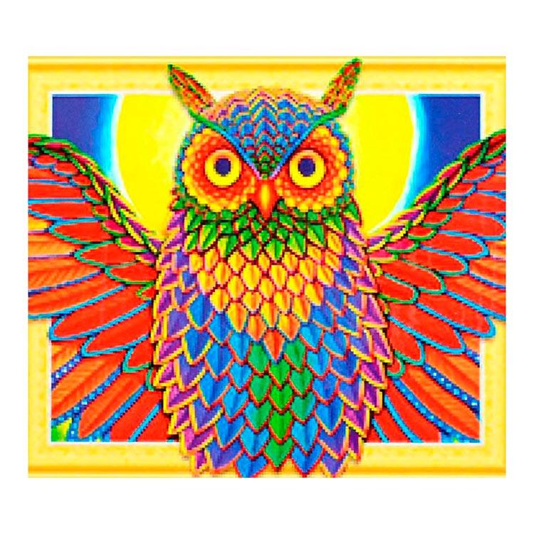 Алмазная вышивка 5D «Сова» — картинка 2
