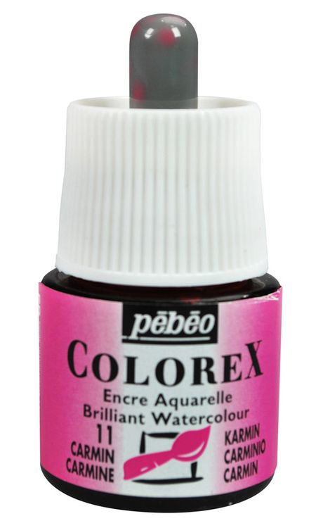 Акварельные чернила Pebeo Colorex (кармин), 45 мл