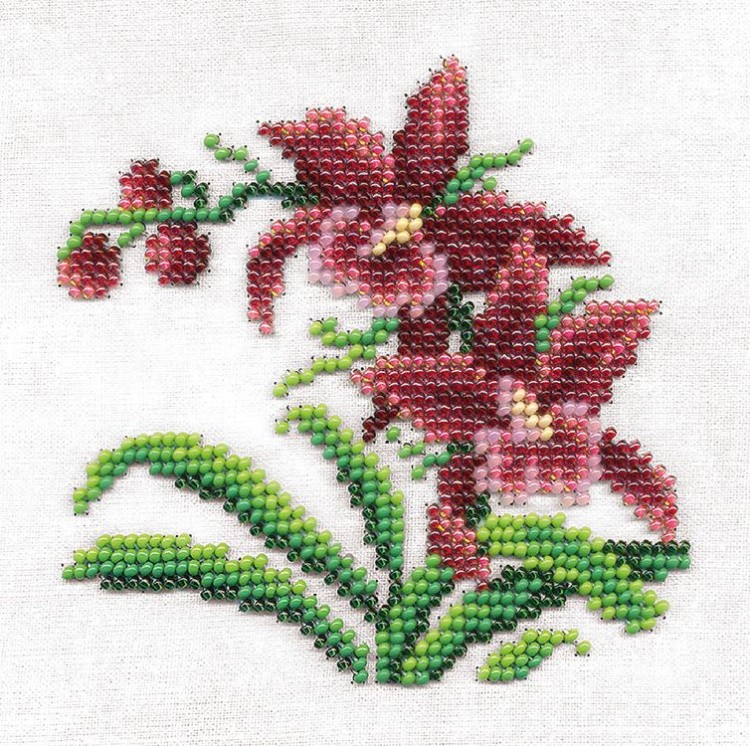 Набор для вышивания «Дикие орхидеи»
