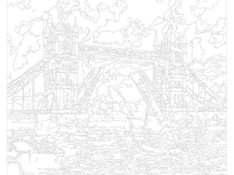 Картина по номерам «Тауэрский мост» — картинка 3