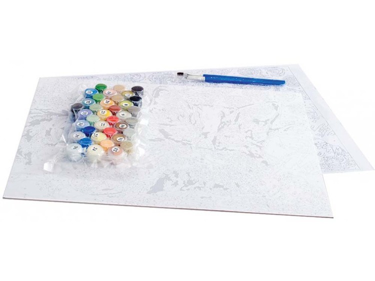 Картина по номерам «Домик в деревне» — картинка 3