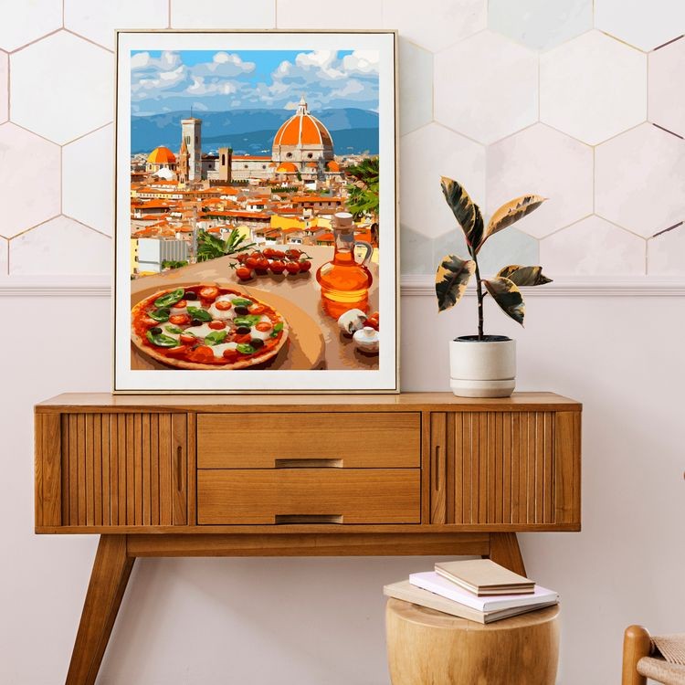 Картина по номерам «Флоренция. Вид на Санту-Марию-Дель-Фьоре» — картинка 5