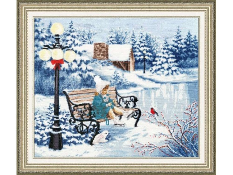 Набор для вышивания «Серебряные коньки» — картинка 2