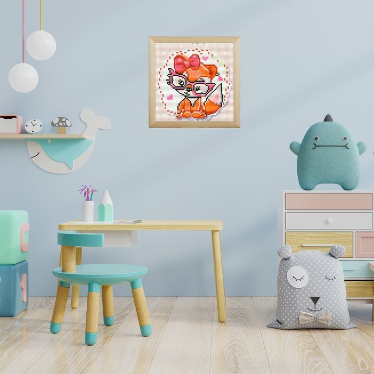 Алмазная вышивка «Хитрый лисёнок» — картинка 5