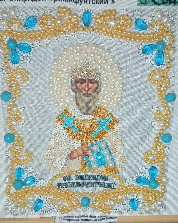 Рисунок на ткани «Св. Спиридон Тримифунтский» — картинка 3