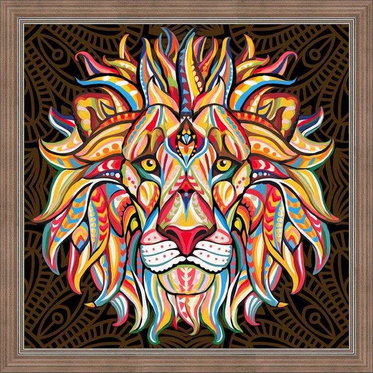Алмазная вышивка «Дух льва»