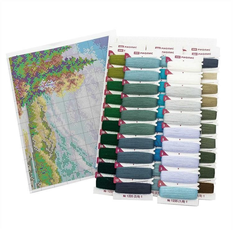 Набор для вышивания «Озеро в горах» — картинка 3