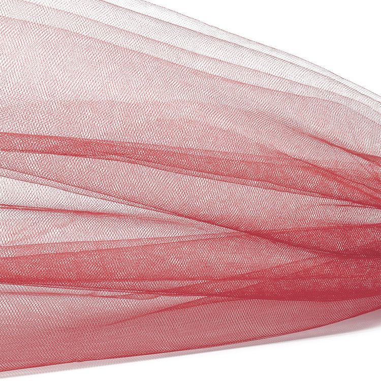 Фатин Kristal средней жесткости, блестящий, 5 м, ширина 300 см, цвет: коралловый — картинка 2