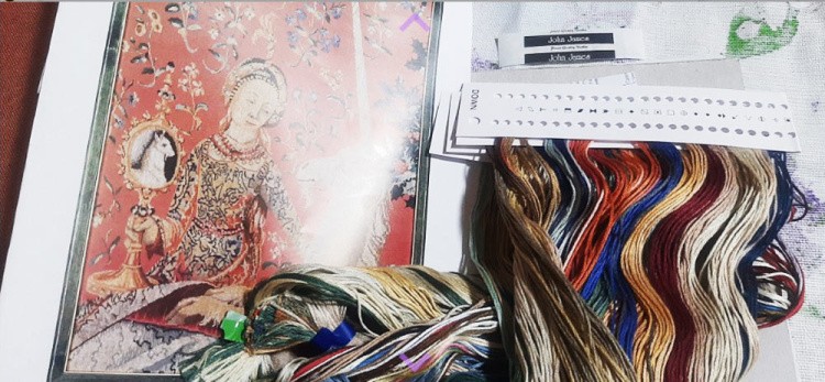 Набор для вышивания «Дама и Единорог» — картинка 3