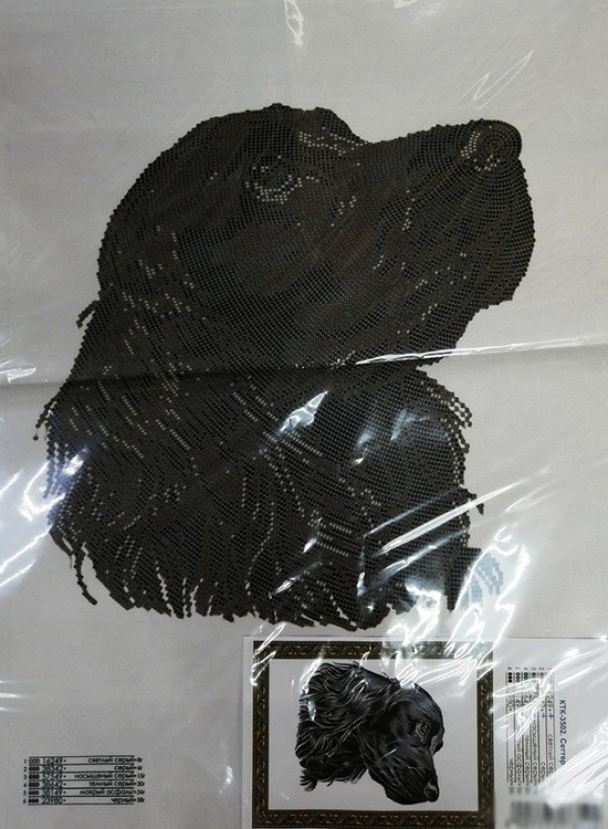 Схема для вышивки бисером «Сеттер» — картинка 2