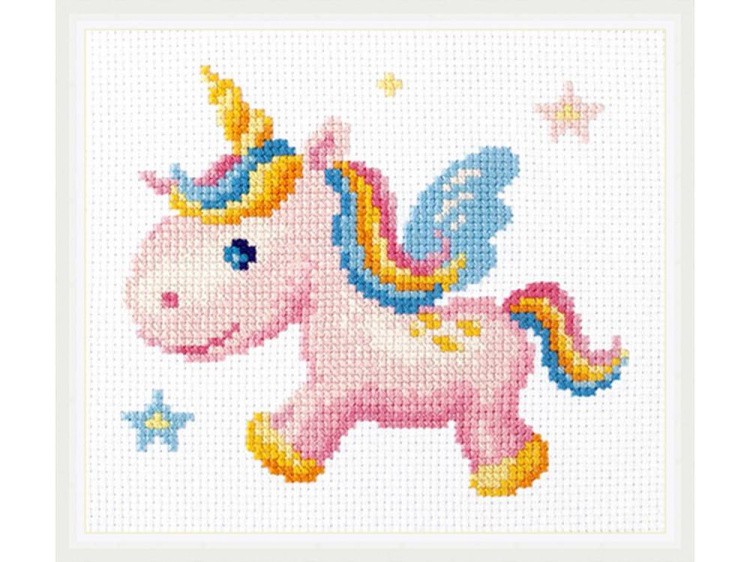 Набор для вышивания «Радужный единорожек» — картинка 2