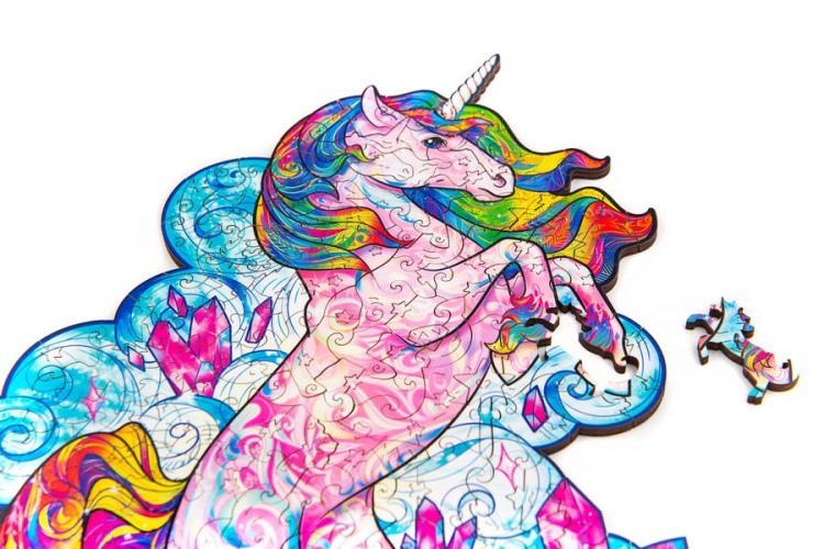 Деревянный пазл Unidragon «Вдохновляющий Единорог», размер King Size (А3) — картинка 4