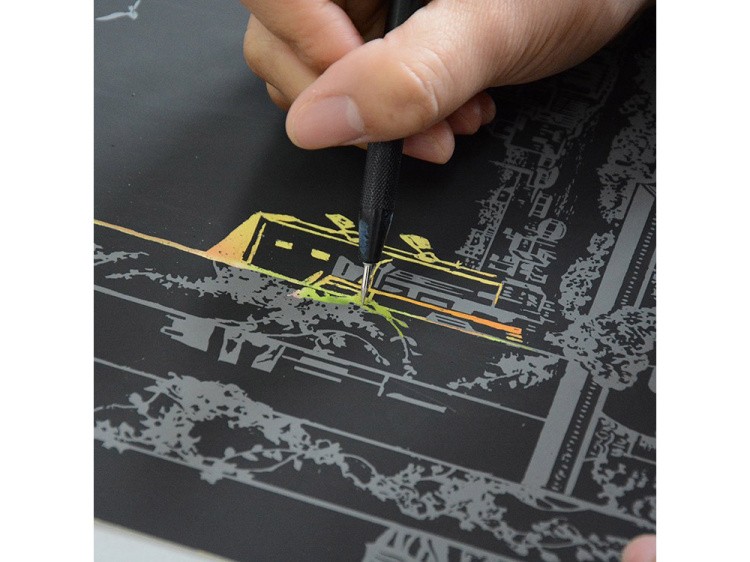 Скретч-картина «Venice» (цветная) — картинка 4